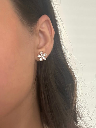 Aster 18k Gold plated detachable earrings