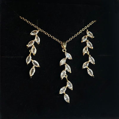 Pankhuri 18k Gold plated Jewellery set
