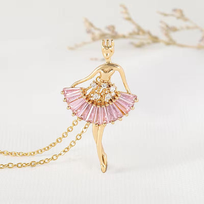 Ballerina 18k Gold Plated Necklace
