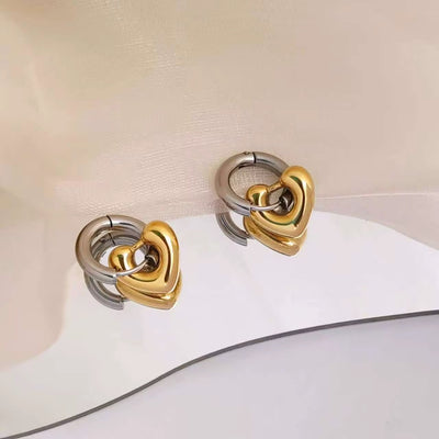 Swoon Dual Tone Anti-tarnish earrings