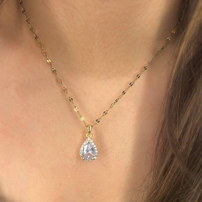 Dewdrop 18k Gold Plated Necklace