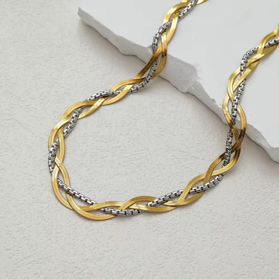 Entwine 18K Gold Plated Chain