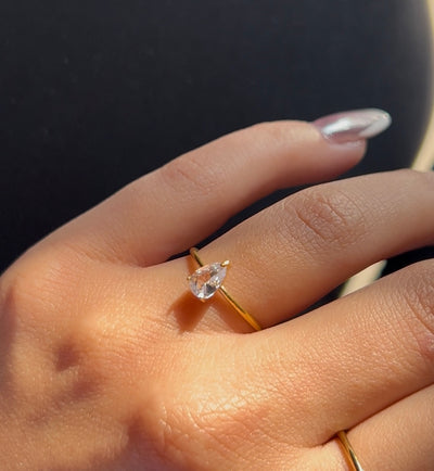 Lily 18K Gold Plated Dainty Ring