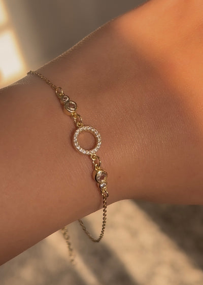 Eden 18k gold plated bracelet