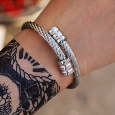 Alpha Anti-Tarnish Cuff Bracelet