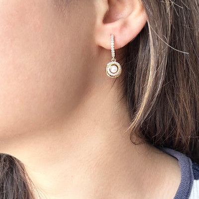 Dilkhush 18k Gold Plated Drop Earrings