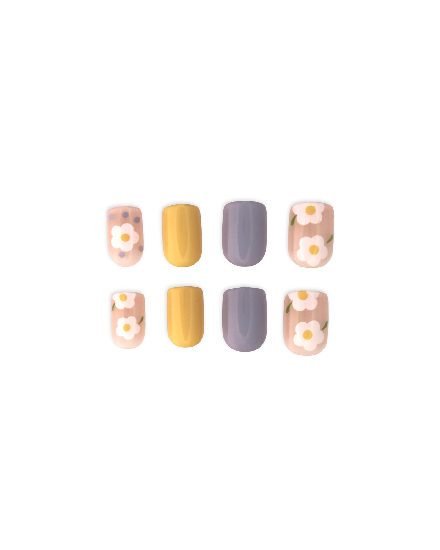Pretty Floral Press on Nails