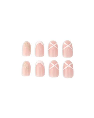 Line Art Nude Press On Nail