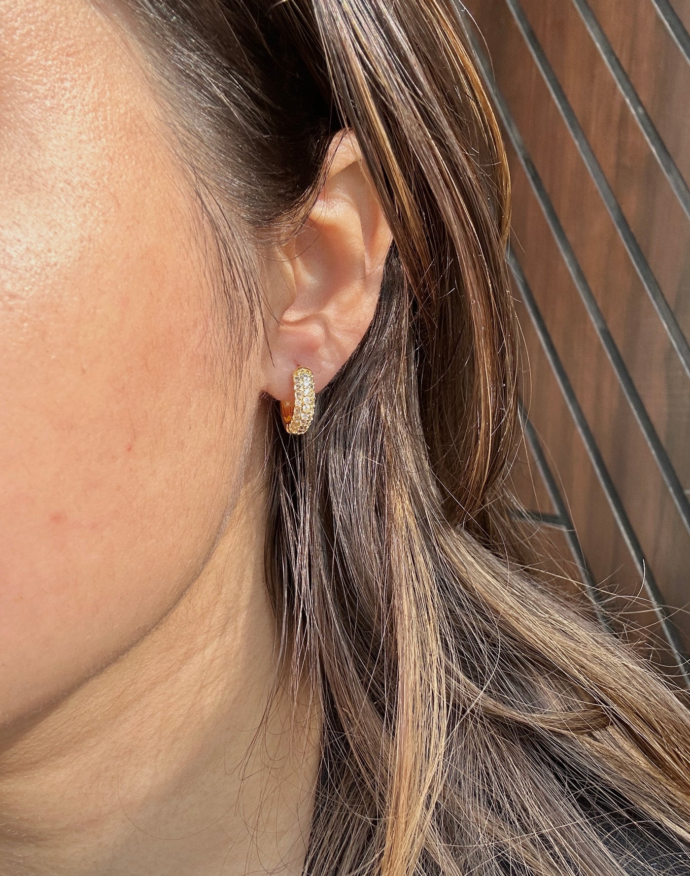 Buttercup 18K Gold Plated Hoop earrings