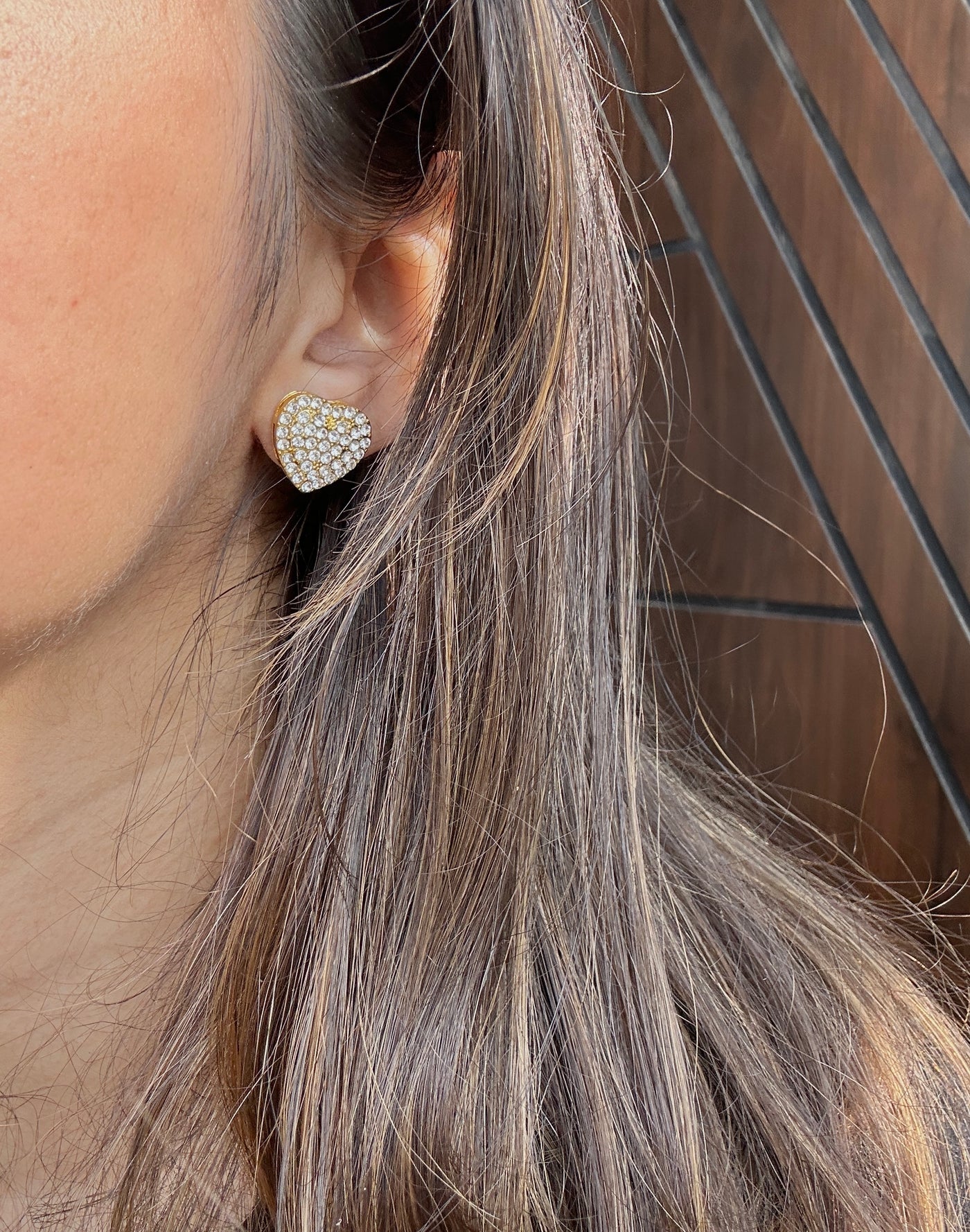 Heart of Gold 18K Gold Plated Earrings