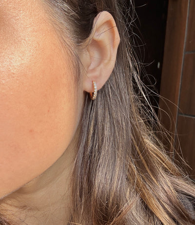 Naomi 18K Gold Plated Hoops