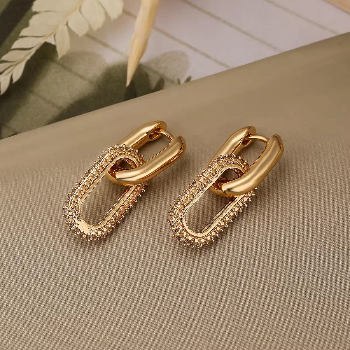 Omi 18k Gold Plated Earrings