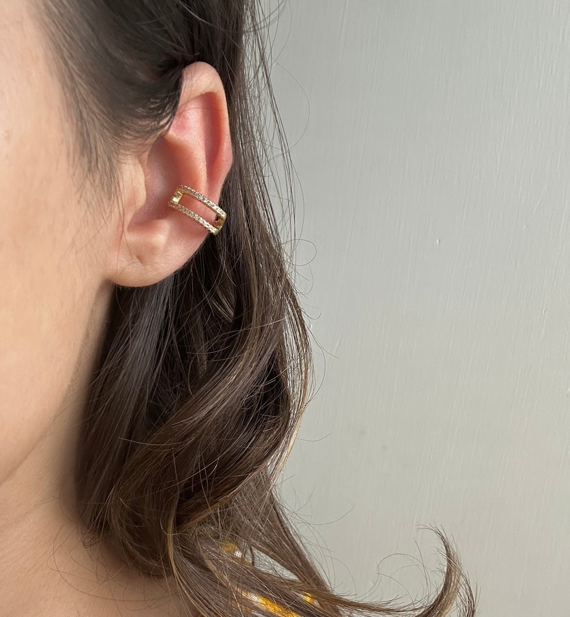 Rhea 18K Gold Plated Ear Cuff