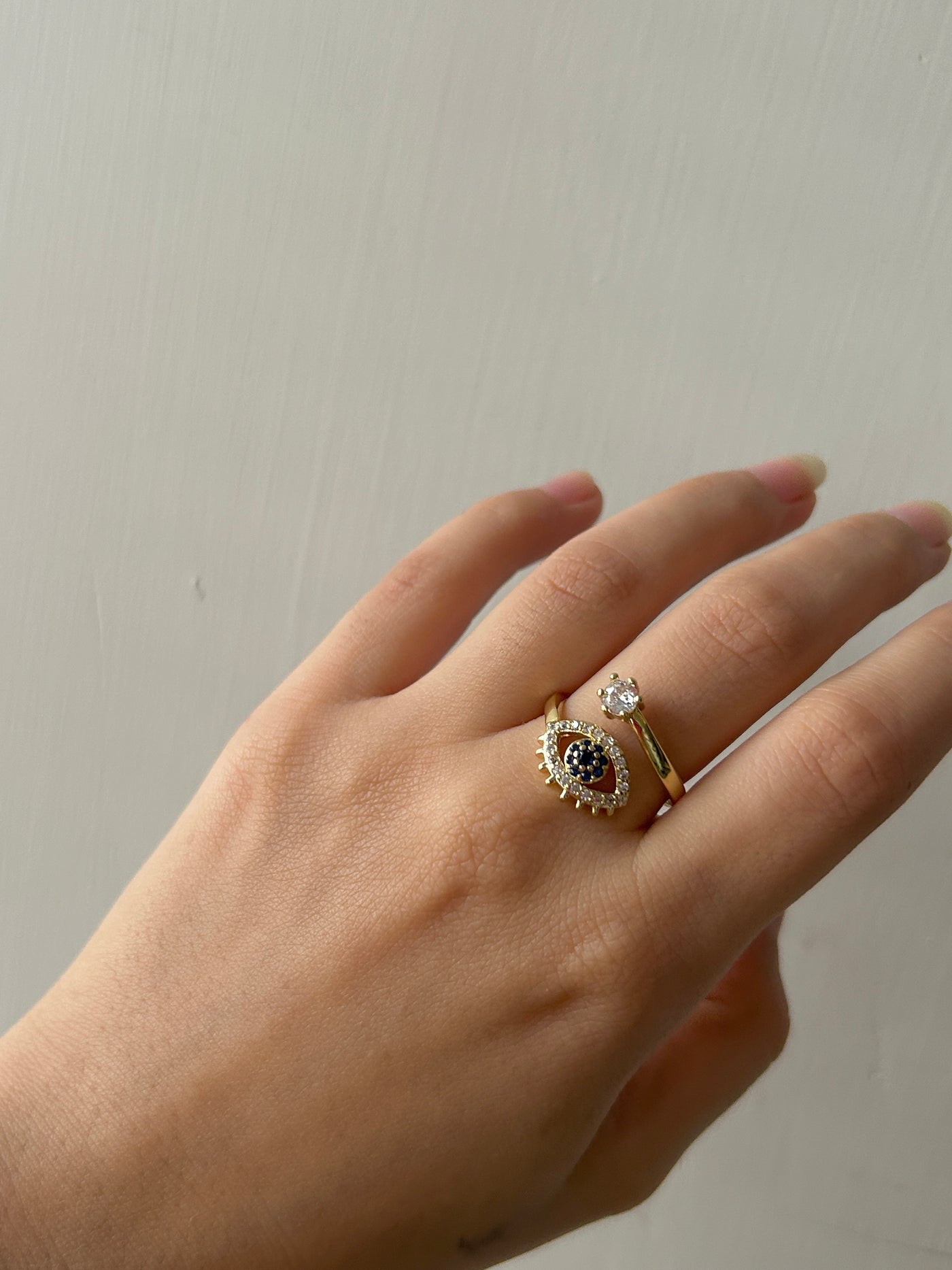 Raksha 18K Gold Plated Ring