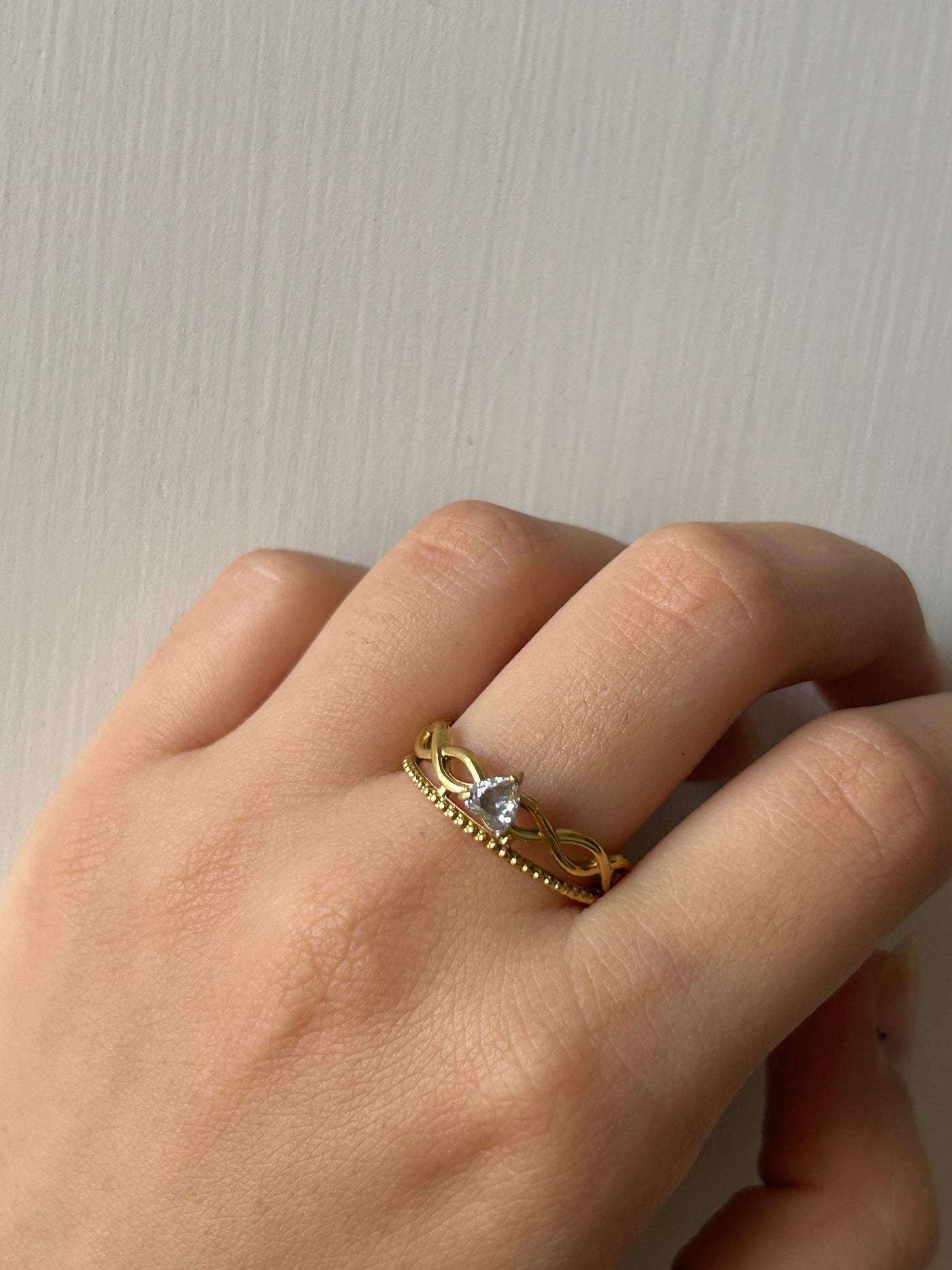Diana 18K Gold Plated Ring