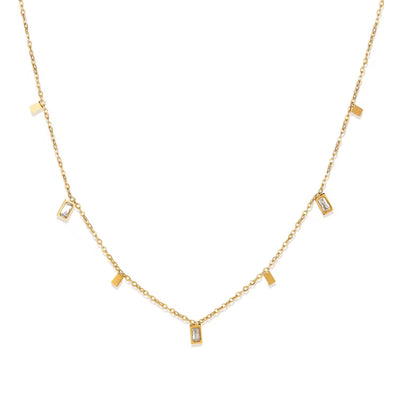 Fiora 18k Gold Plated Dainty Necklace