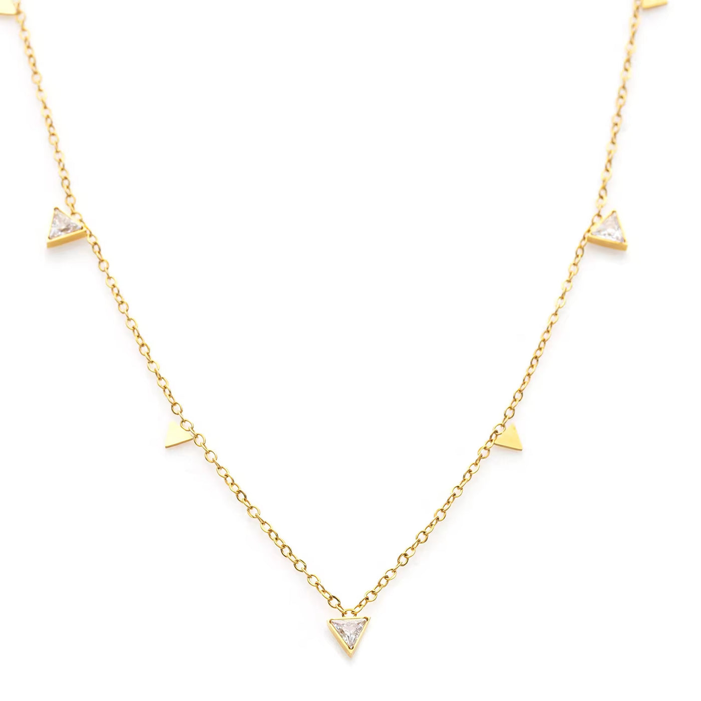 Emmi 18k Gold Plated Dainty Necklace