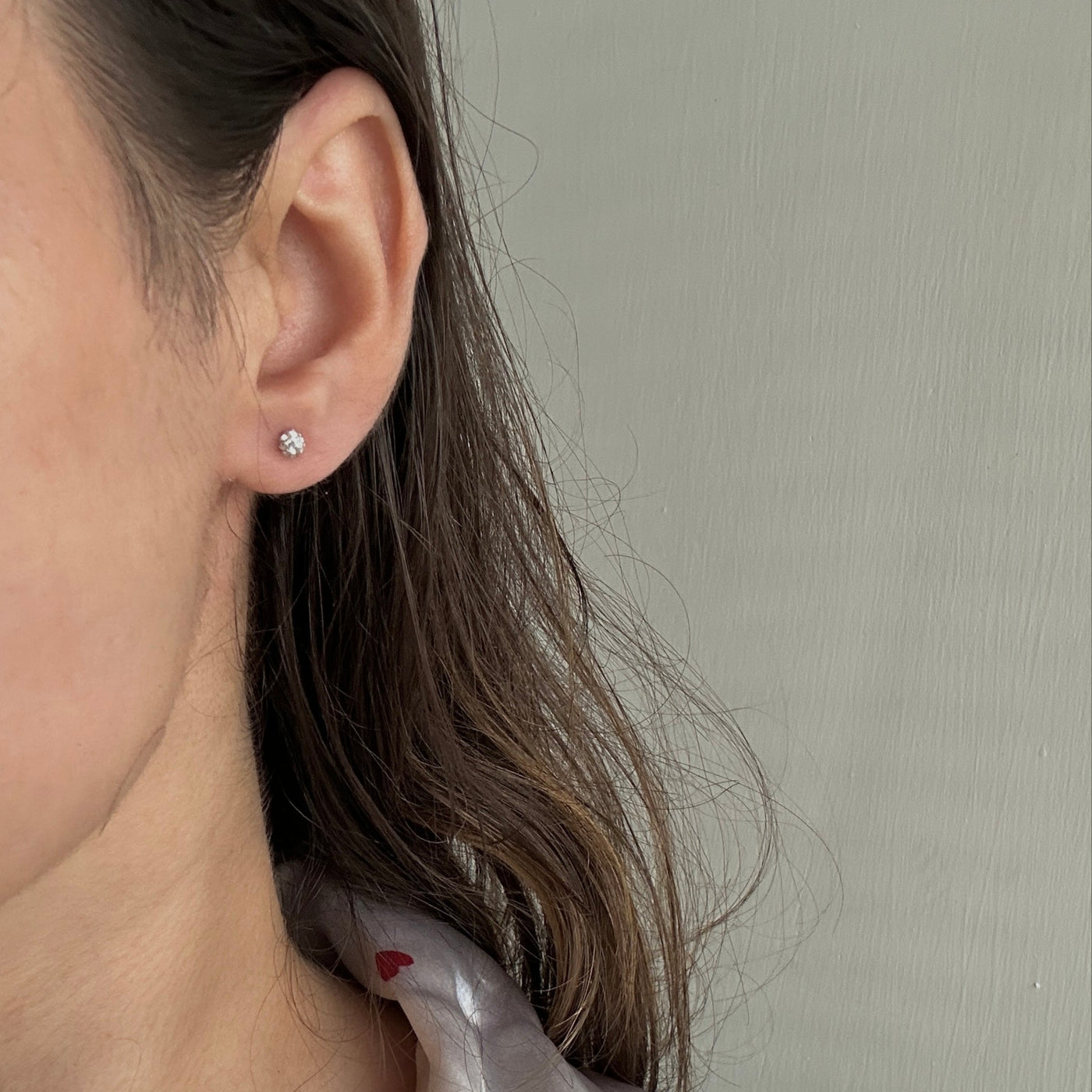 Disco 18K Gold Plated Flatback Studs
