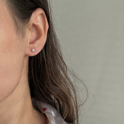 Disco 18K Gold Plated Flatback Studs