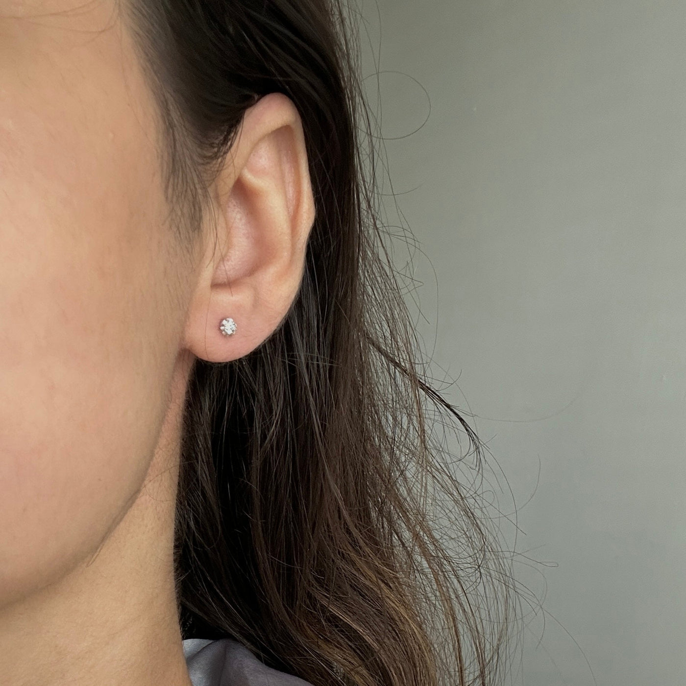 Disco 18K Gold Plated Flatback Studs