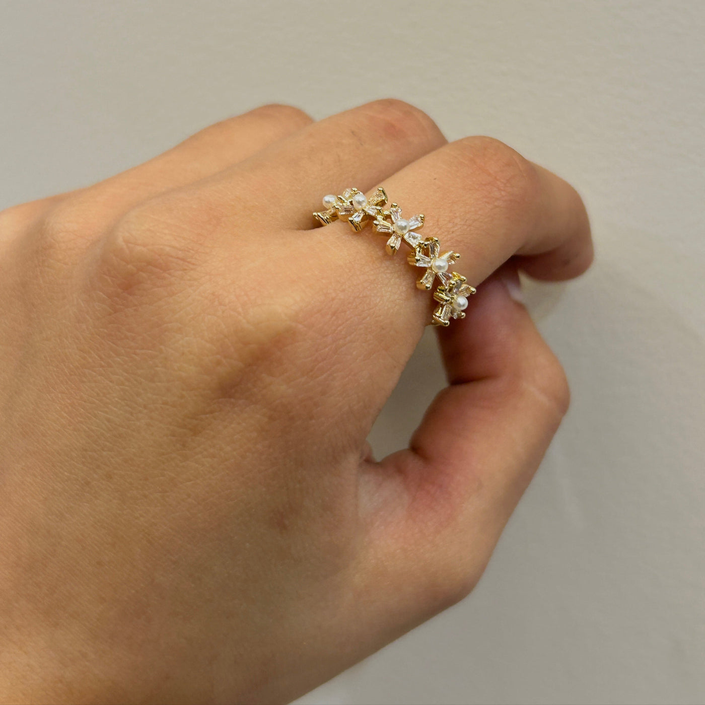 Plume 18K Gold Plated Ring