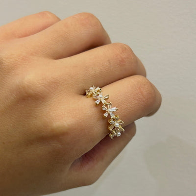 Plume 18K Gold Plated Ring
