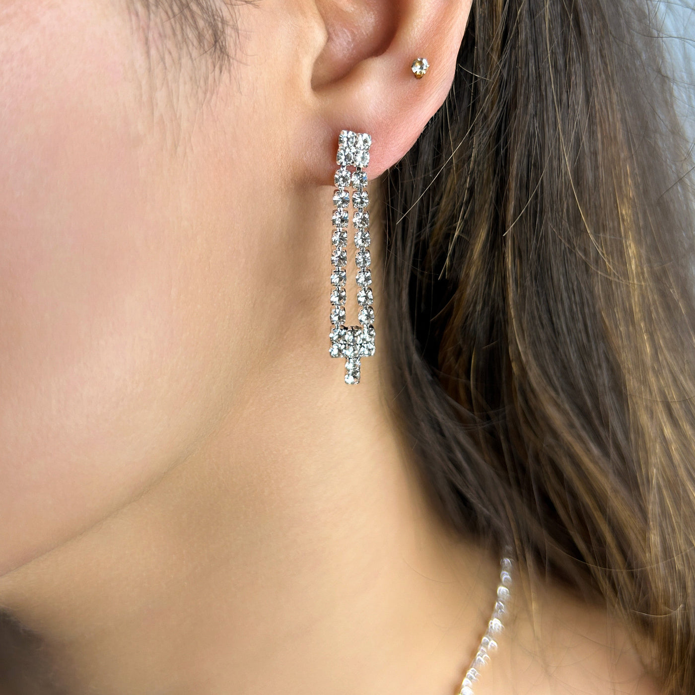 Silver Party Wear Jewellery Set