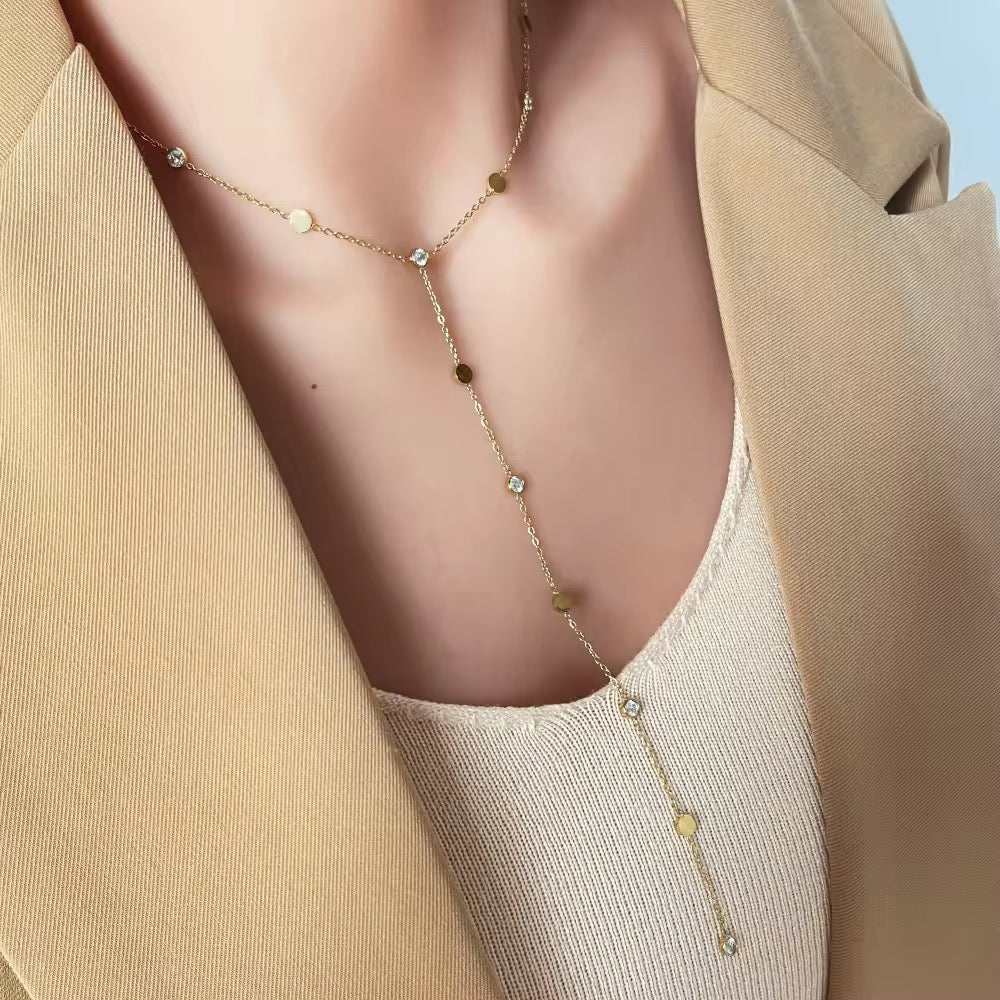 Adya 18k gold plated necklace