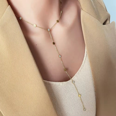 Adya 18k gold plated necklace