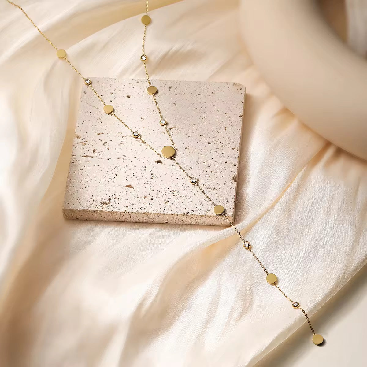 Adya 18k gold plated necklace