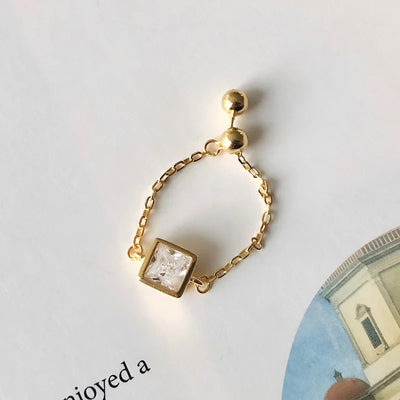 Sera 18k Gold Plated Chain Ring