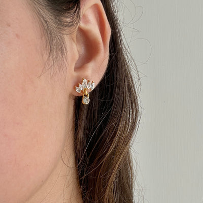 Liora 18K Gold Plated Earrings