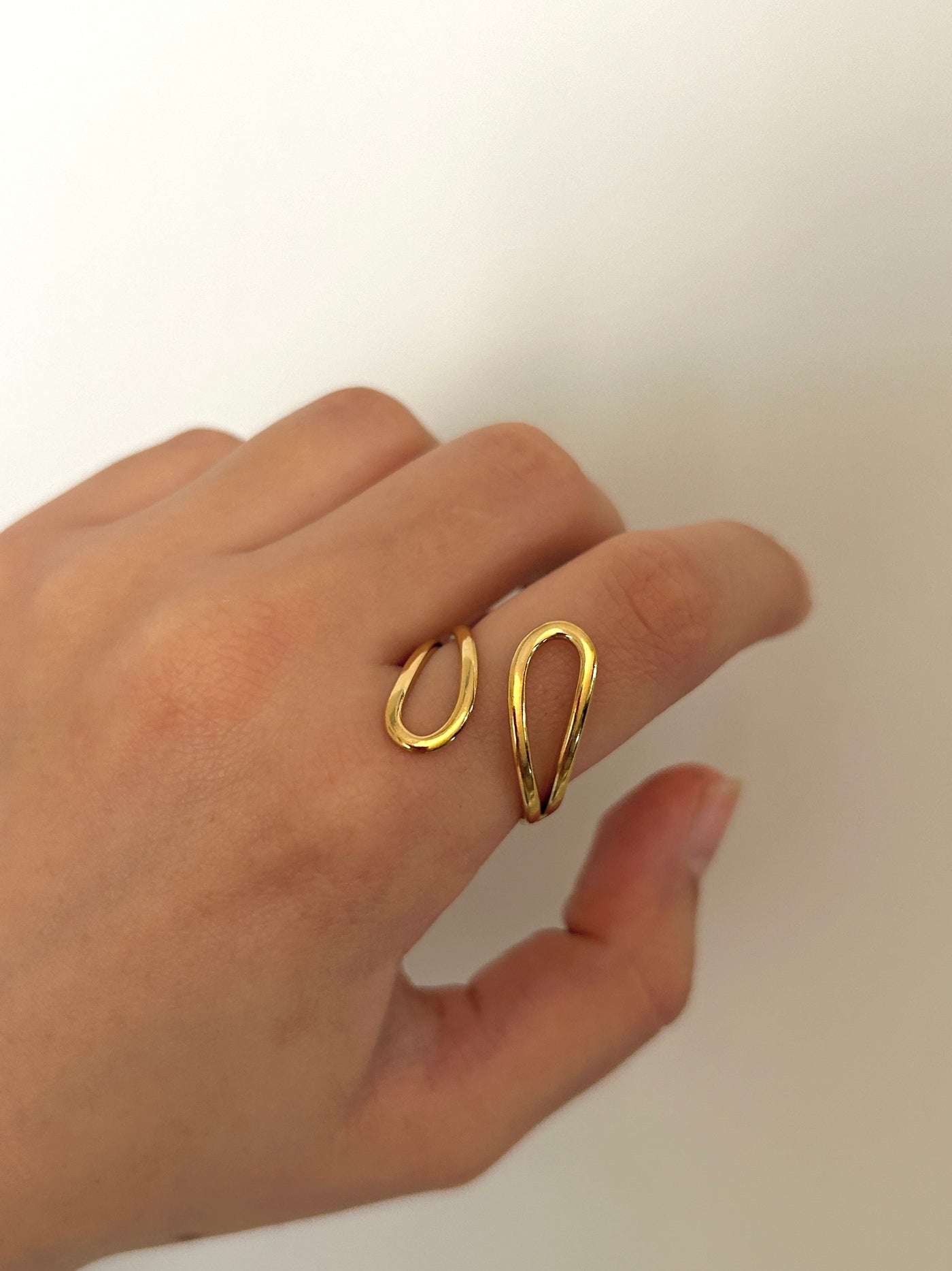 Inayat 18k Gold Plated Adjustable Ring