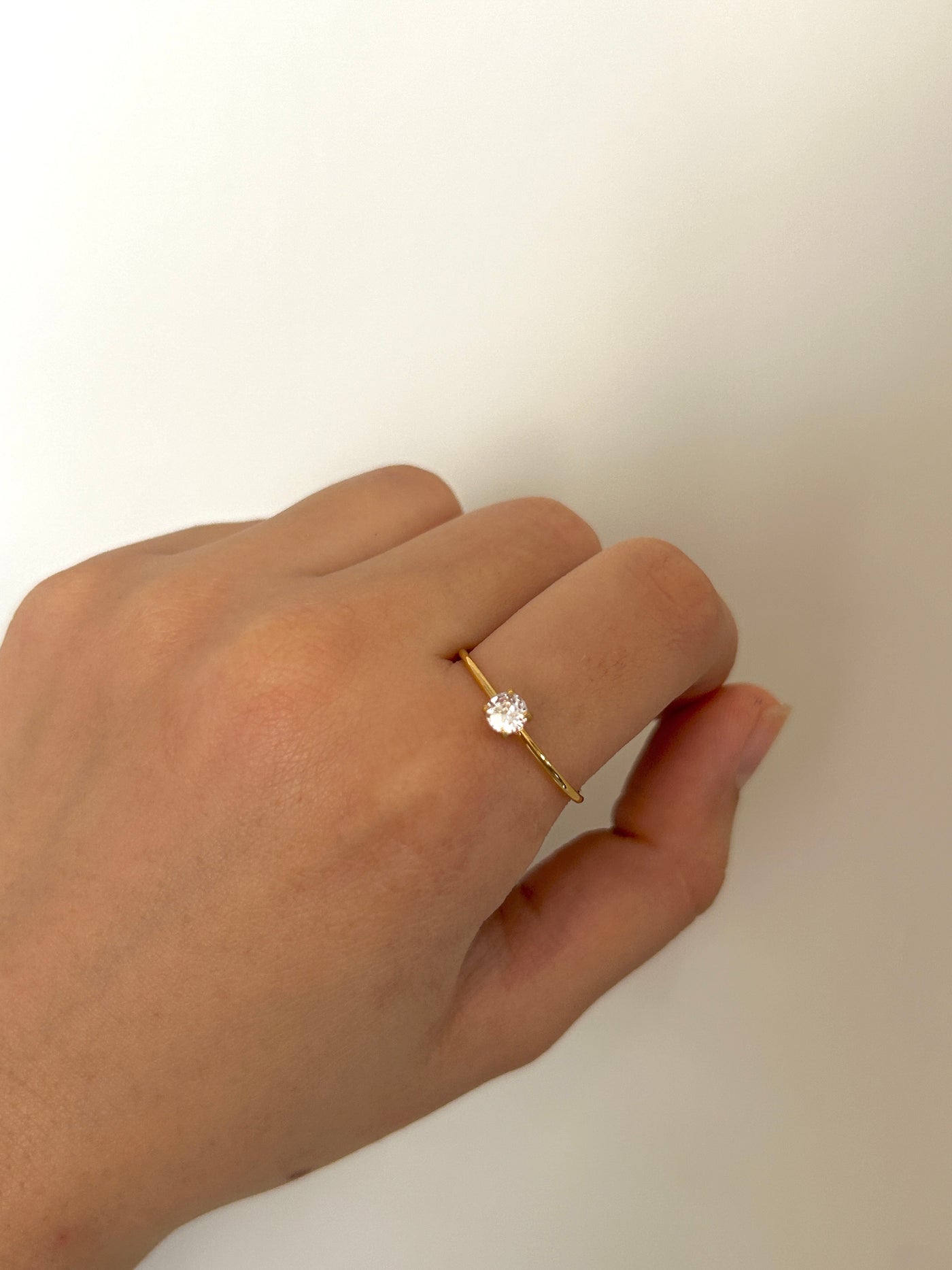 Poppins 18k Gold Plated Adjustable Ring