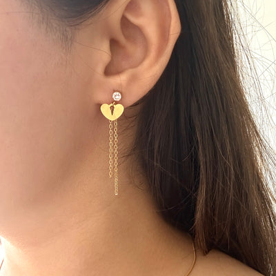 Eshq 18K Gold Plated Earrings