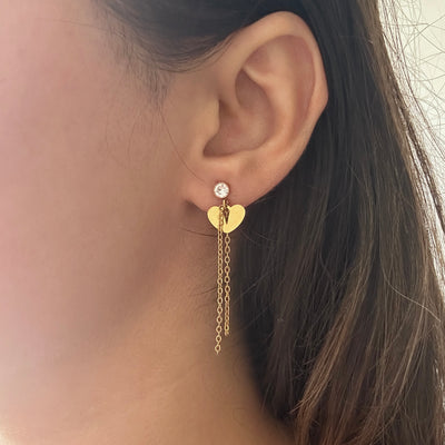 Eshq 18K Gold Plated Earrings