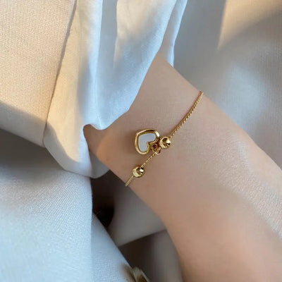 Amore 18K Gold Plated Adjustable Bracelet