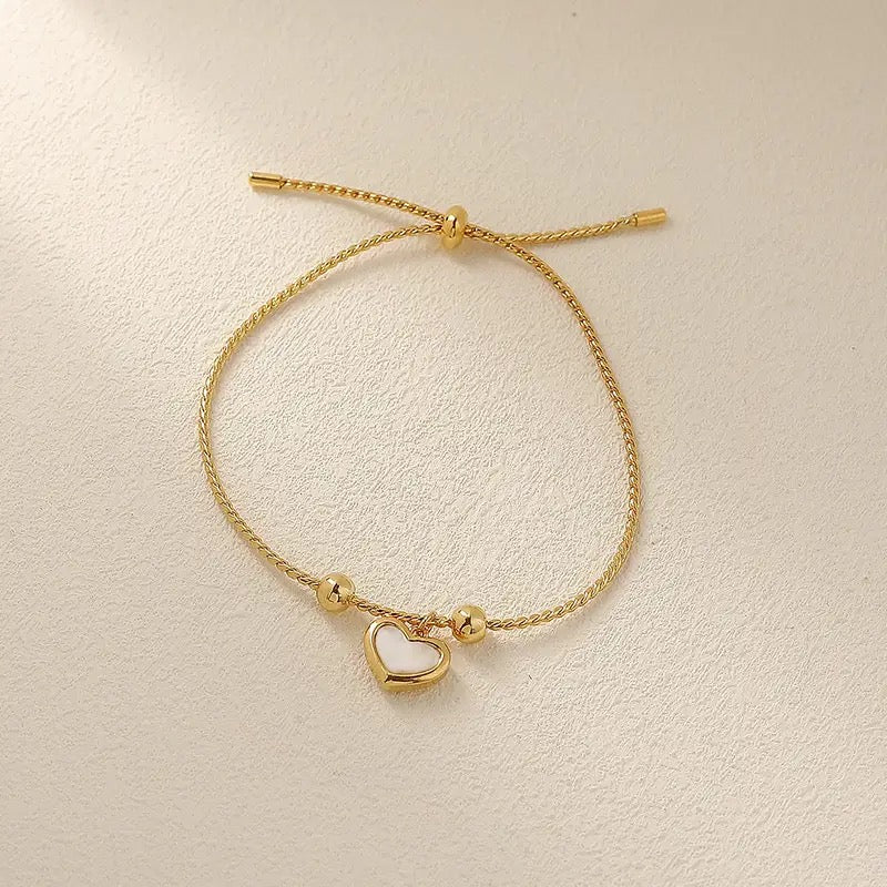 Amore 18K Gold Plated Adjustable Bracelet