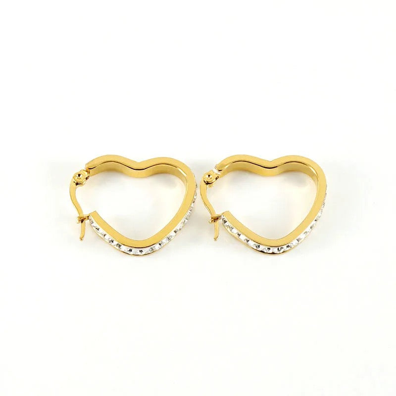 Mon Cheri 18K Gold plated earrings
