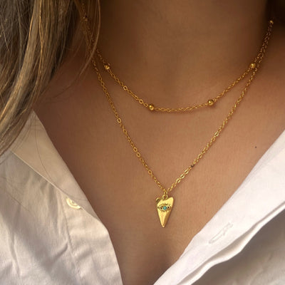 Evil Eye Layered Necklace
