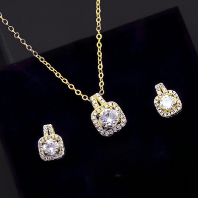 Zemira 18K Gold Plated Jewellery Set
