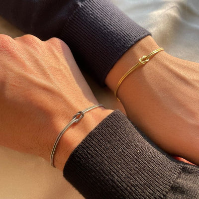 Love knot 18K Gold plated Bracelet Combo
