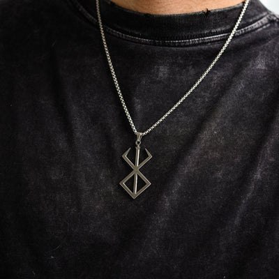 Berserk Pendant with Chain (Anti-Tarnish)