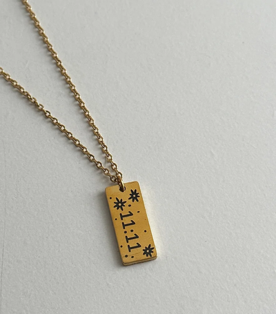 11:11 Goodluck 18k Gold Plated Necklace