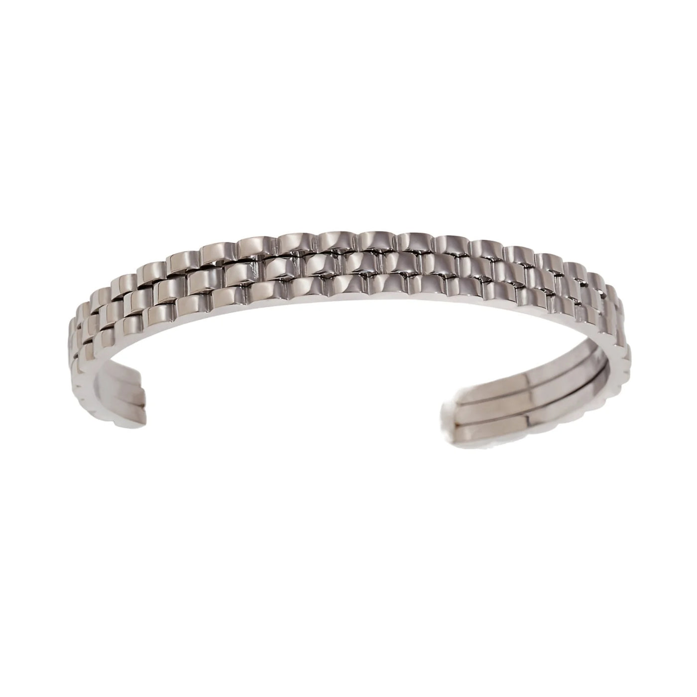 Titan Bracelet Cuff Band- Silver