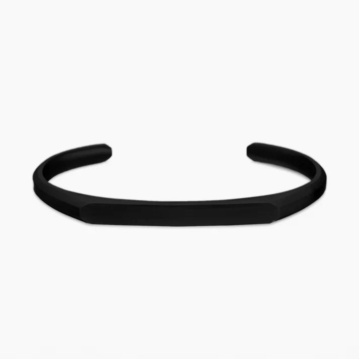 Edge Bracelet Cuff Band - Silver