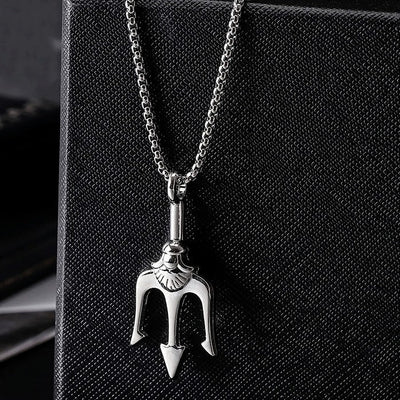 Trishul Pendant With Chain (Anti-Tarnish)