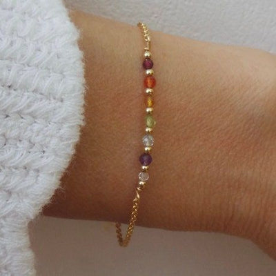 Aura 18k Gold plated crystal bracelet