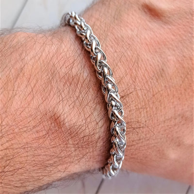 Twisted Link Chain Bracelet (Anti-Tarnish)