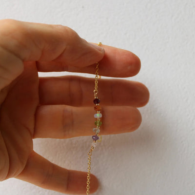 Aura 18k Gold plated crystal bracelet